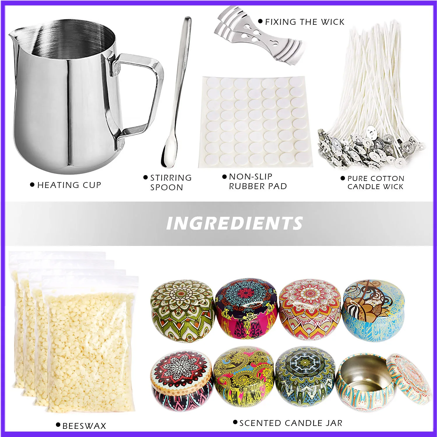 Aromatherapy Handmade DIY Candle Making Tool Set Holiday decoration candles Christmas new year wedding candle
Aromatherapy Handmade DIY Candle Making Tool Set Holiday decoration candles Christmas new year wedding candle