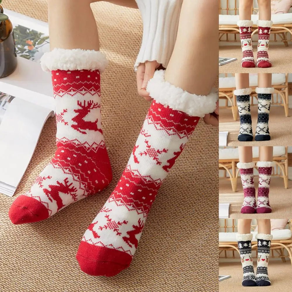 Christmas Warm Socks Plus Cotton Thicken Women Winter Socks Cute Cartoon Elk Home Sleep Floor Socks Girl Funny Xmas Gift New
Christmas Warm Socks Plus Cotton Thicken Women Winter Socks Cute Cartoon Elk Home Sleep Floor Socks Girl Funny Xmas Gift New