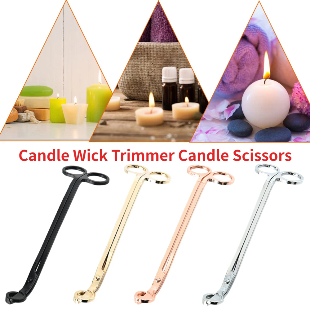 1PC Stainless Steel Aromatherapy Candle Scissors Oil Lamp Cutter Snuffer Scissors Round Head Candle Wick Trimmer Home Decoration
1PC Stainless Steel Aromatherapy Candle Scissors Oil Lamp Cutter Snuffer Scissors Round Head Candle Wick Trimmer Home Decoration