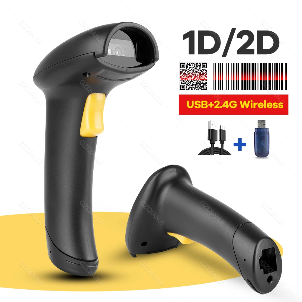 1D 2D Wireless barcode scanner Handheld 2D QR Code Scanner Bar Code Reader PDF417 bluetooth 2.4G wireless USB wired
1D 2D Wireless barcode scanner Handheld 2D QR Code Scanner Bar Code Reader PDF417 bluetooth 2.4G wireless USB wired