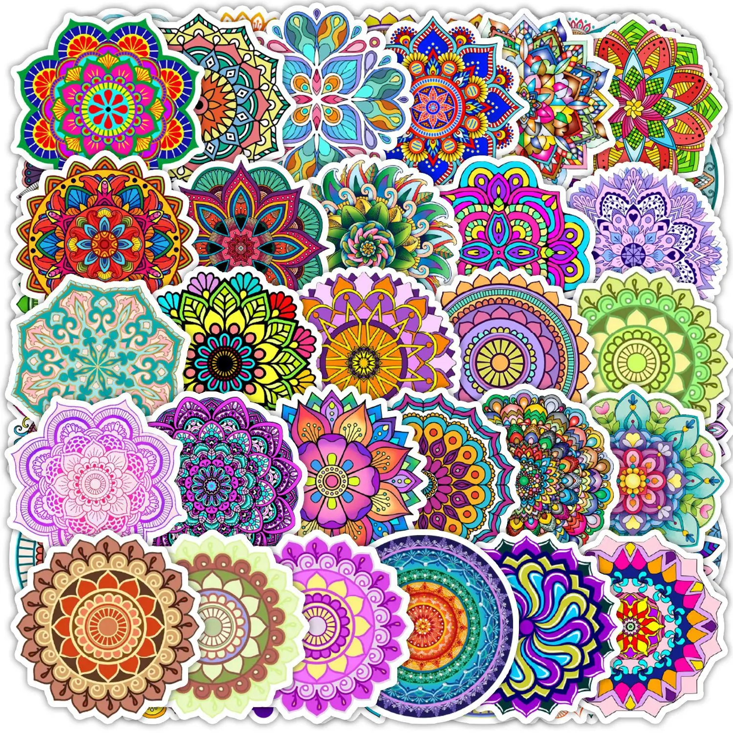 10/30/50PCS Aesthetic Mandala Stationery Stickers Laptop Notebooks Phone Craft PVC Decals for Students Kids Toys School Supplies
10/30/50PCS Aesthetic Mandala Stationery Stickers Laptop Notebooks Phone Craft PVC Decals for Students Kids Toys School Supplies