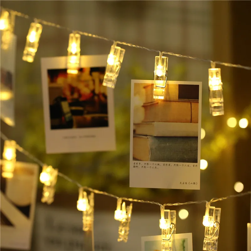 1.5-6M LED String Lights Photo Clip Fairy Lights Outdoor Battery Operated Garland Party Christmas Decorations for Home Xmas
1.5-6M LED String Lights Photo Clip Fairy Lights Outdoor Battery Operated Garland Party Christmas Decorations for Home Xmas