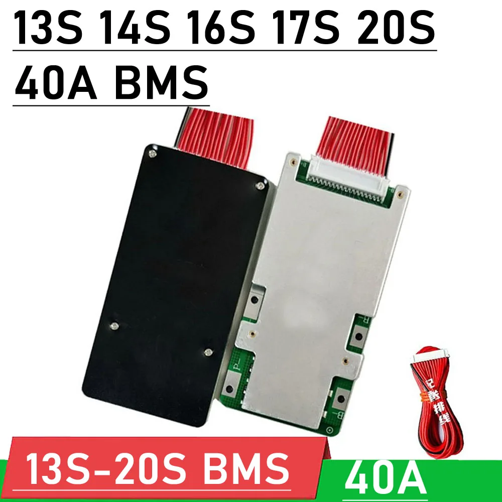 DYKB 13S 14S 16S 17S 20S 40A BMS 18650 Защитная плата литий-ионного аккумулятора Lifepo4, балансировочная температура NTC 48 в 60 в 72 В батареи
DYKB 13S 14S 16S 17S 20S 40A BMS 18650 Защитная плата литий-ионного аккумулятора Lifepo4, балансировочная температура NTC 48 в 60 в 72 В батареи