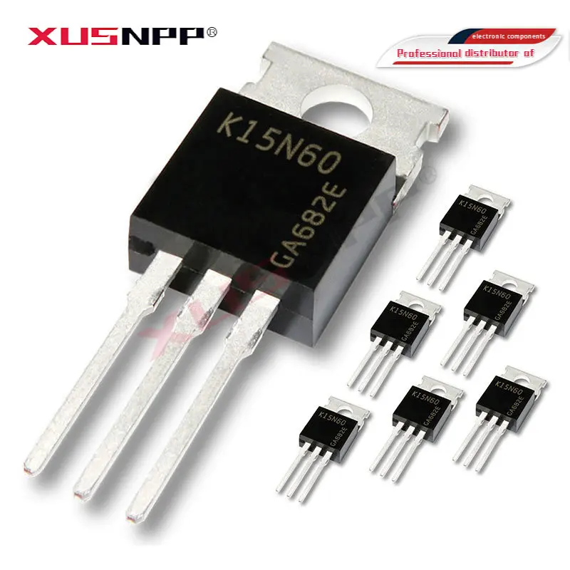 5 шт. SKP15N60 TO-220 K15N60 TO220 15N60 IGBT 600V 
5 шт. SKP15N60 TO-220 K15N60 TO220 15N60 IGBT 600V