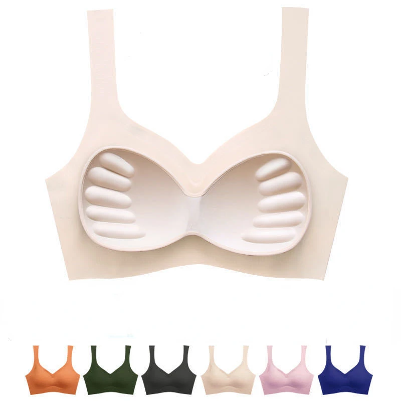 Women Seamless Vest Ice Silk Bra Fitness Wire Free Bralette Push Up Underwear Sexy Lingerie for Female нижнее белье женское
Women Seamless Vest Ice Silk Bra Fitness Wire Free Bralette Push Up Underwear Sexy Lingerie for Female нижнее белье женское