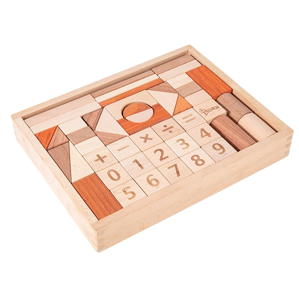 48Pcs/Set Wooden Building Blocks Toy Children Toy Digital Assembly Block Intellectual Educational Toy Kids Gift 
48Pcs/Set Wooden Building Blocks Toy Children Toy Digital Assembly Block Intellectual Educational Toy Kids Gift