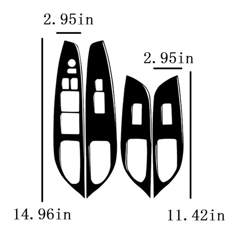 4pcs Car Interior Door Glass Lift Switch Panel Trim For Infiniti G25 G35 G37 Black For Infiniti G25 2011 2012 For Infiniti G35
4pcs Car Interior Door Glass Lift Switch Panel Trim For Infiniti G25 G35 G37 Black For Infiniti G25 2011 2012 For Infiniti G35