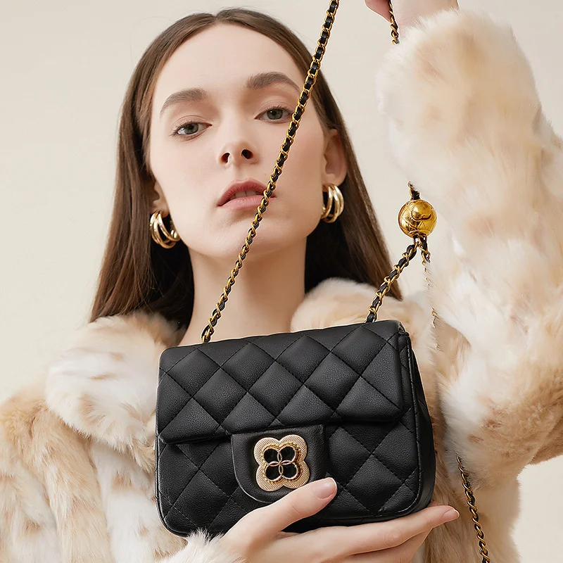 Genuine Leather Women's Bag Diamond Check Cowhide Chain Underarm Wrap Single Shoulder bag Fashion Women's Crossbody bags
Genuine Leather Women's Bag Diamond Check Cowhide Chain Underarm Wrap Single Shoulder bag Fashion Women's Crossbody bags