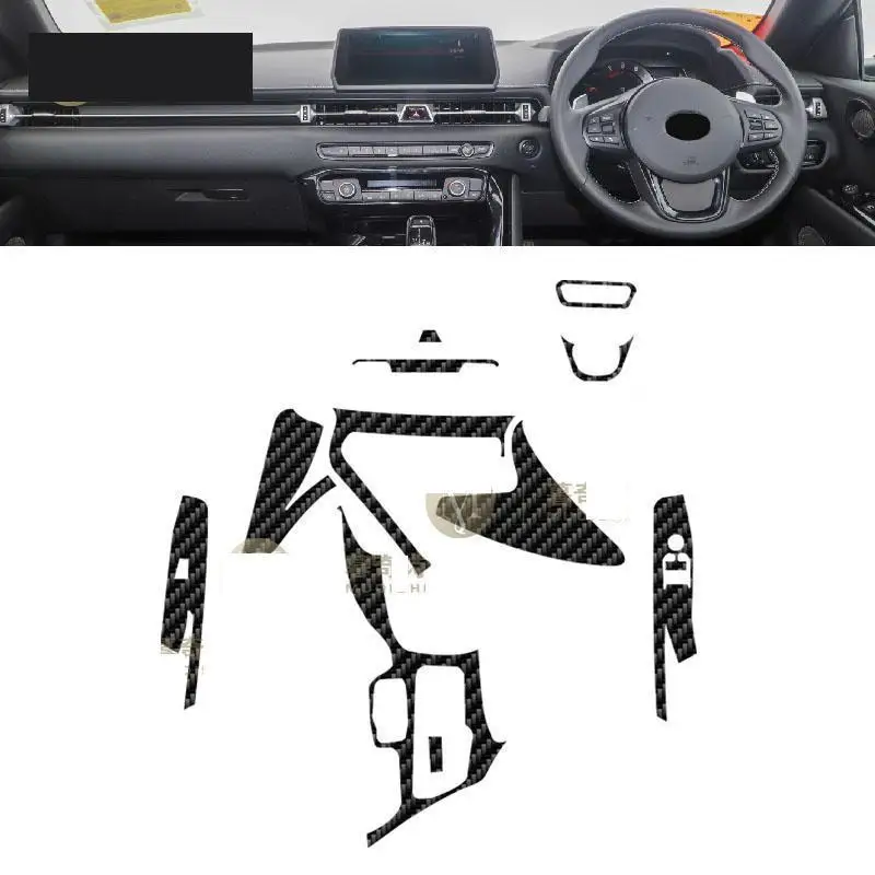 For Toyota Supra GR 2020-2023Car interior carbon fibre Film 5D PET Center console Anti scratch resist film Accessories refit PPF
For Toyota Supra GR 2020-2023Car interior carbon fibre Film 5D PET Center console Anti scratch resist film Accessories refit PPF