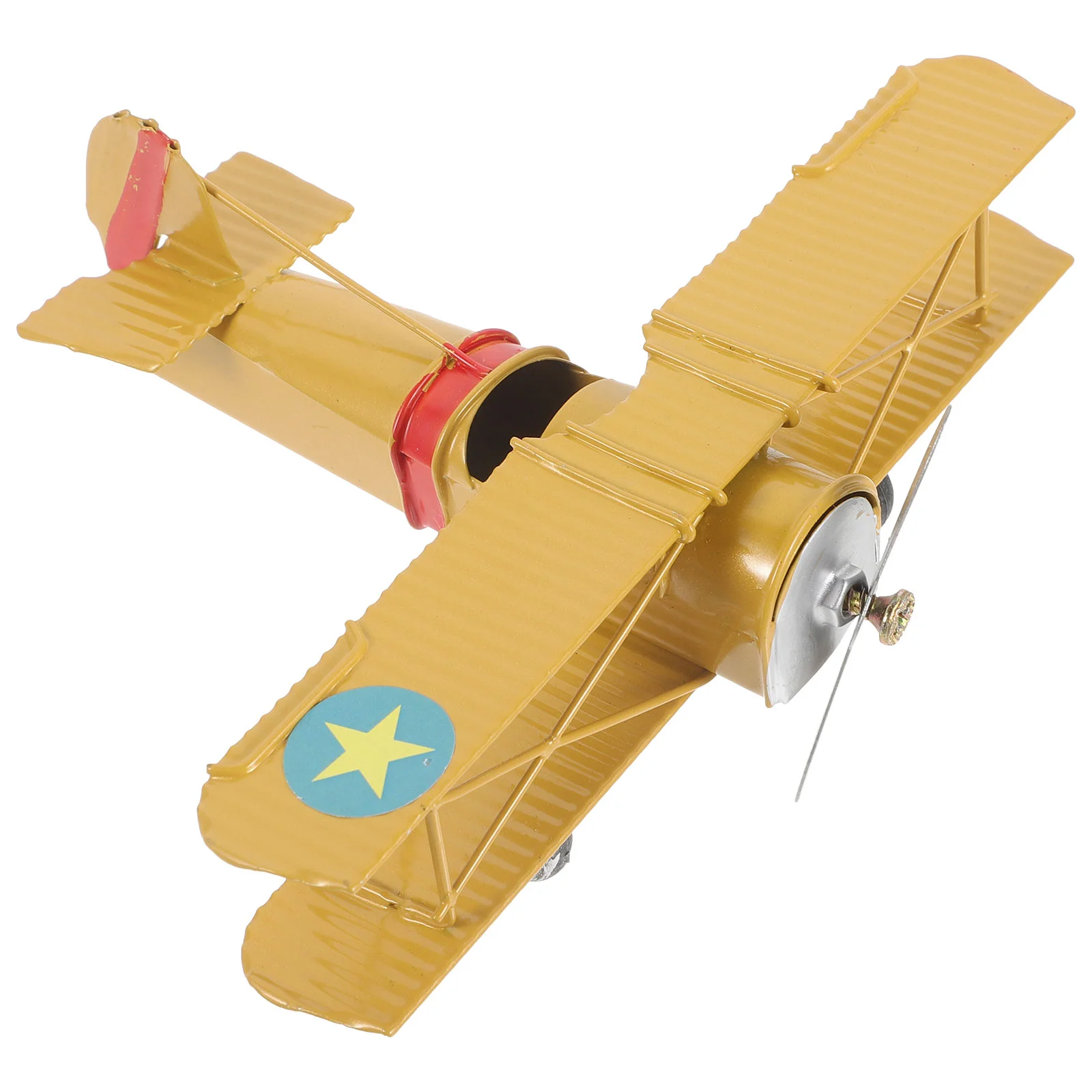 

Airplane Model Retro Models Iron Miniature Glider Ornament Creative Decor Decors Aeroplane Second world war