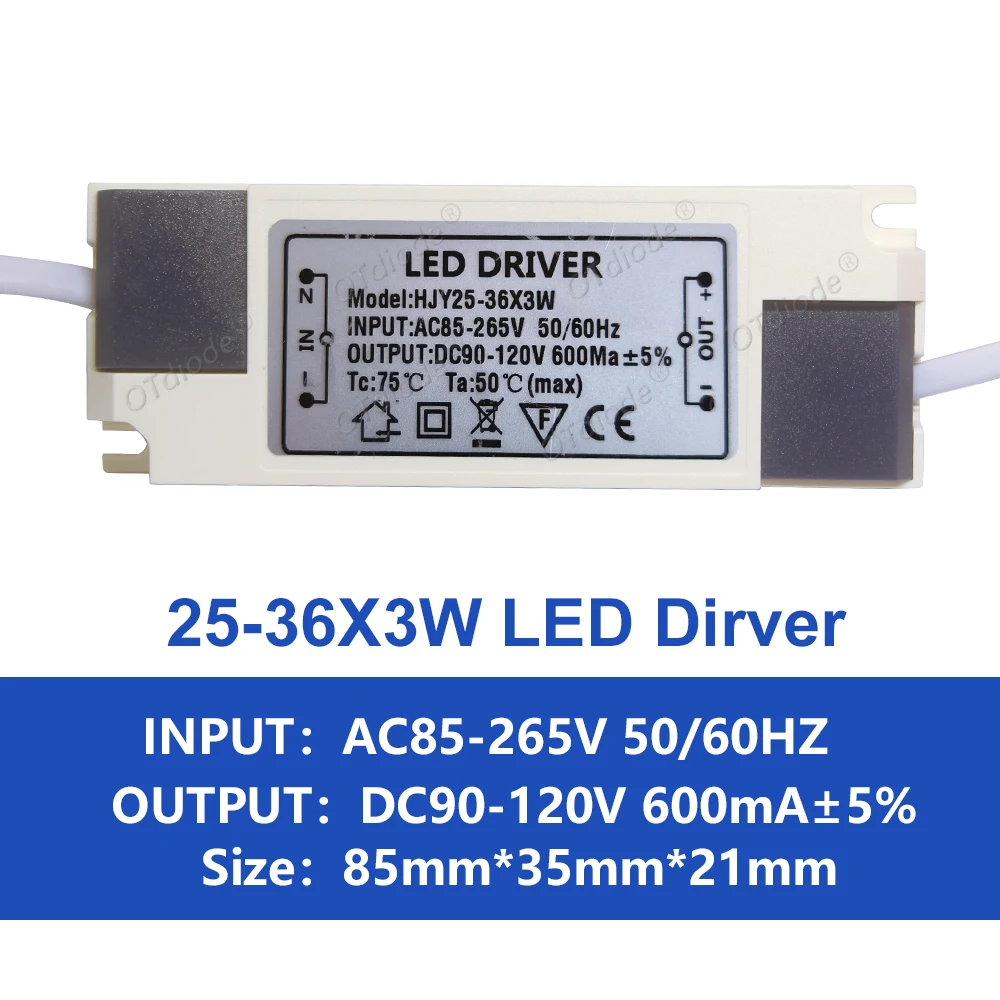 OTdiode Трансформатор освещения для LED ламп
OTdiode Трансформатор освещения для LED ламп