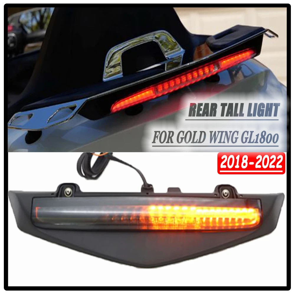 Motorcycle Rear Top Box Shelf Turn Signal Trunk Luggage Rack LED Brake Tail Light For Honda GOLD WING GL 1800 2018-2022
Motorcycle Rear Top Box Shelf Turn Signal Trunk Luggage Rack LED Brake Tail Light For Honda GOLD WING GL 1800 2018-2022