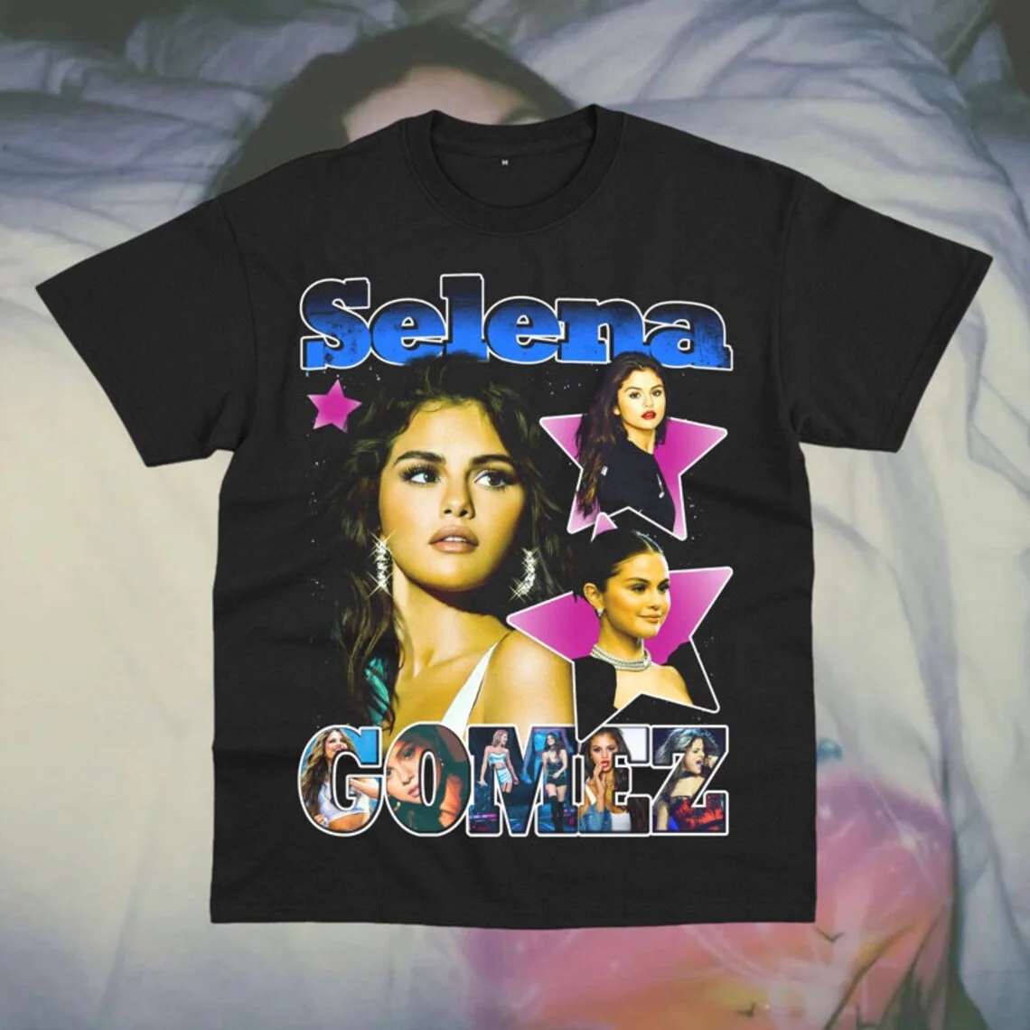 Футболка Selena Gomez из хлопка с длинным или коротким рукавом Размеры S 4XL FR920