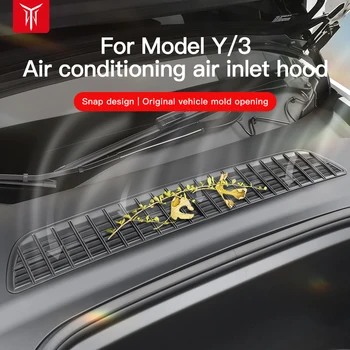 Air Intake Cabin Debris Filter For Tesla Model 3 Model Y 2022 2023 Car Accessories