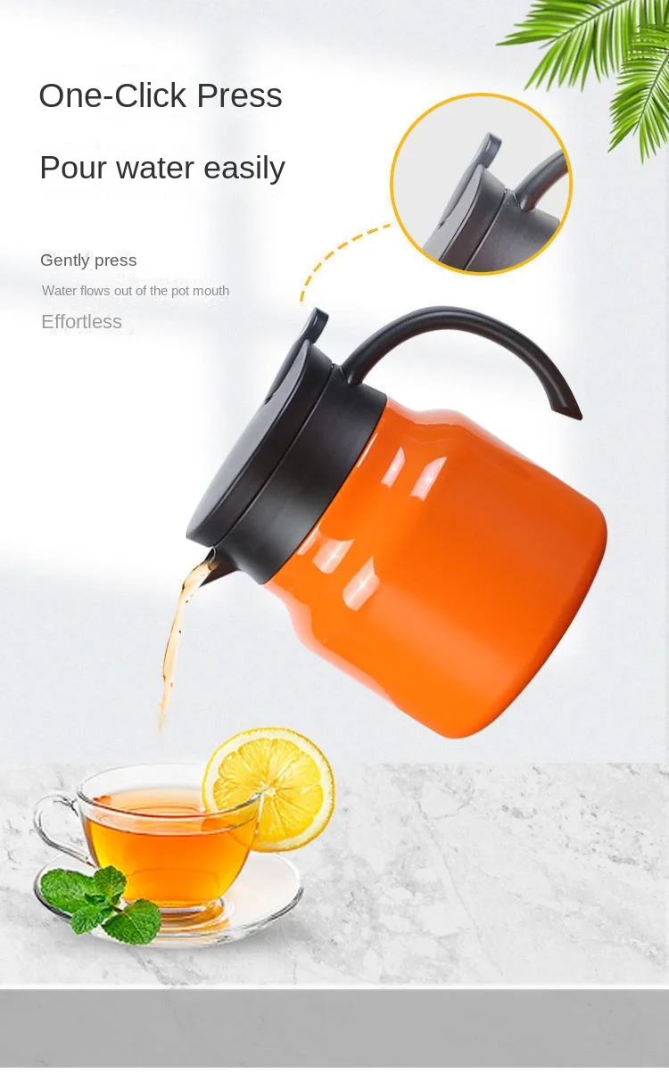 800ml 316 Stainless Steel Teapot Home Thermal Insulation Pot Teapot with Filter Old Tea Tangerine Peel Puer Stuffy Tea Pot
800ml 316 Stainless Steel Teapot Home Thermal Insulation Pot Teapot with Filter Old Tea Tangerine Peel Puer Stuffy Tea Pot