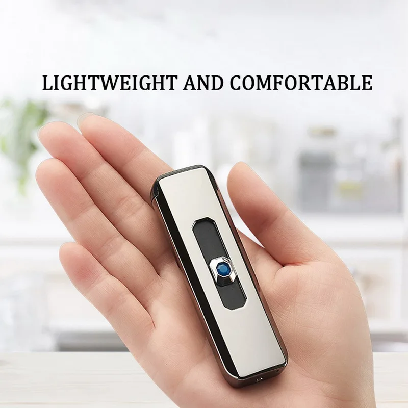 USB Electric Lighters Windproof USB Rechargeable Touch Windproof Cigarette Accessories Electric Lighter Portable Encendedor
USB Electric Lighters Windproof USB Rechargeable Touch Windproof Cigarette Accessories Electric Lighter Portable Encendedor