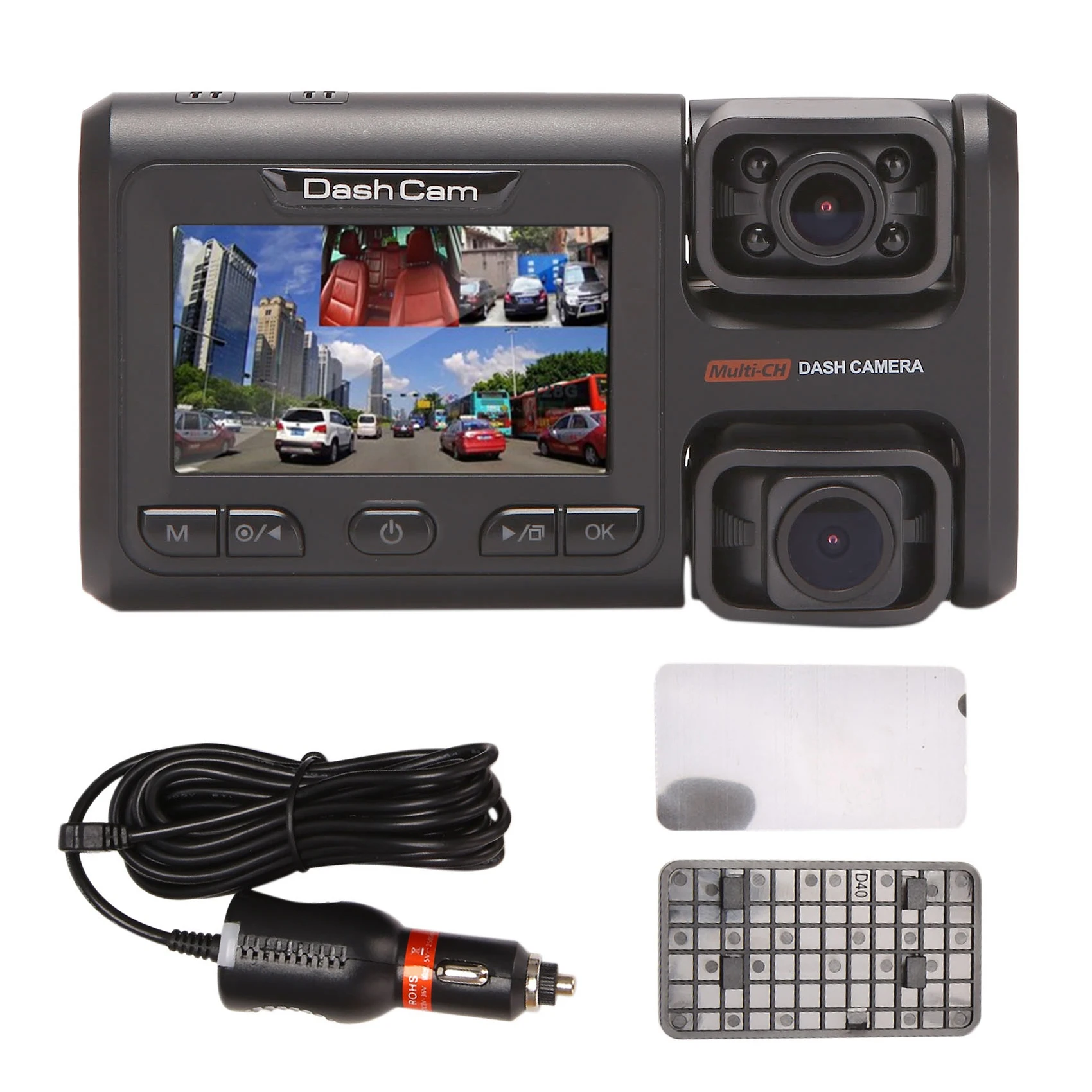 2K + 1080P + 1080P Car DVR WiFi Logger Night Vision Dual Lens Dash Cam Car Camcorder(No GPS)
2K + 1080P + 1080P Car DVR WiFi Logger Night Vision Dual Lens Dash Cam Car Camcorder(No GPS)
