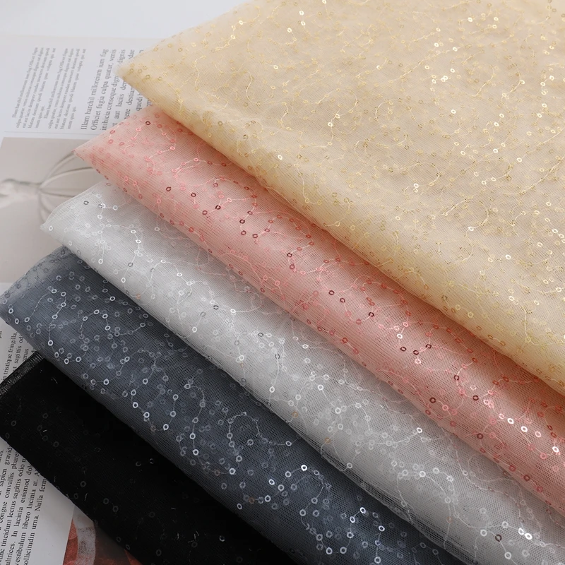 150cm Wide Soft Waves Glitter Mesh Lace Fabric Diy Sewing Women Shiny Dot Tulle Fabric Baby Tutu Skirt Princess Wedding Dress
150cm Wide Soft Waves Glitter Mesh Lace Fabric Diy Sewing Women Shiny Dot Tulle Fabric Baby Tutu Skirt Princess Wedding Dress