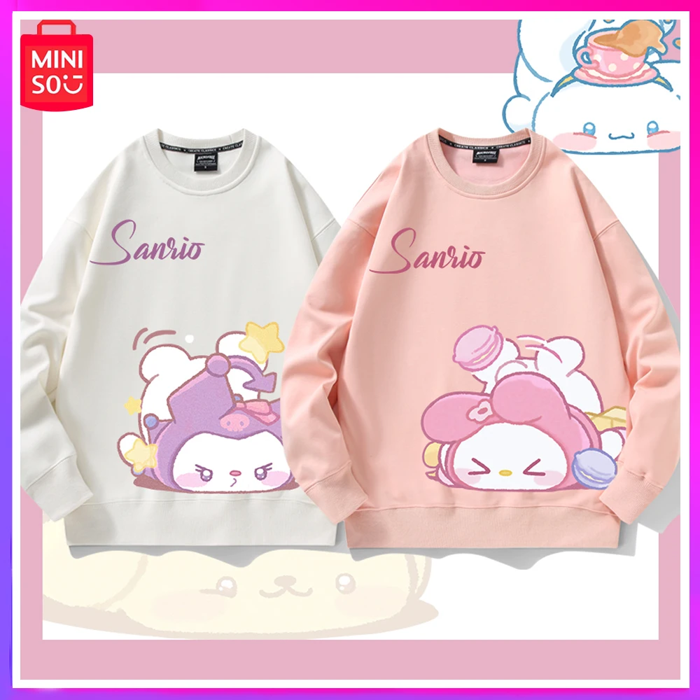 Miniso 2023 New Cartoon Soft Cute Sanrio Kuromi Melody Fall Round Neck Sweater Loose Plush Men and Women Fashion Couple Dress
Miniso 2023 New Cartoon Soft Cute Sanrio Kuromi Melody Fall Round Neck Sweater Loose Plush Men and Women Fashion Couple Dress