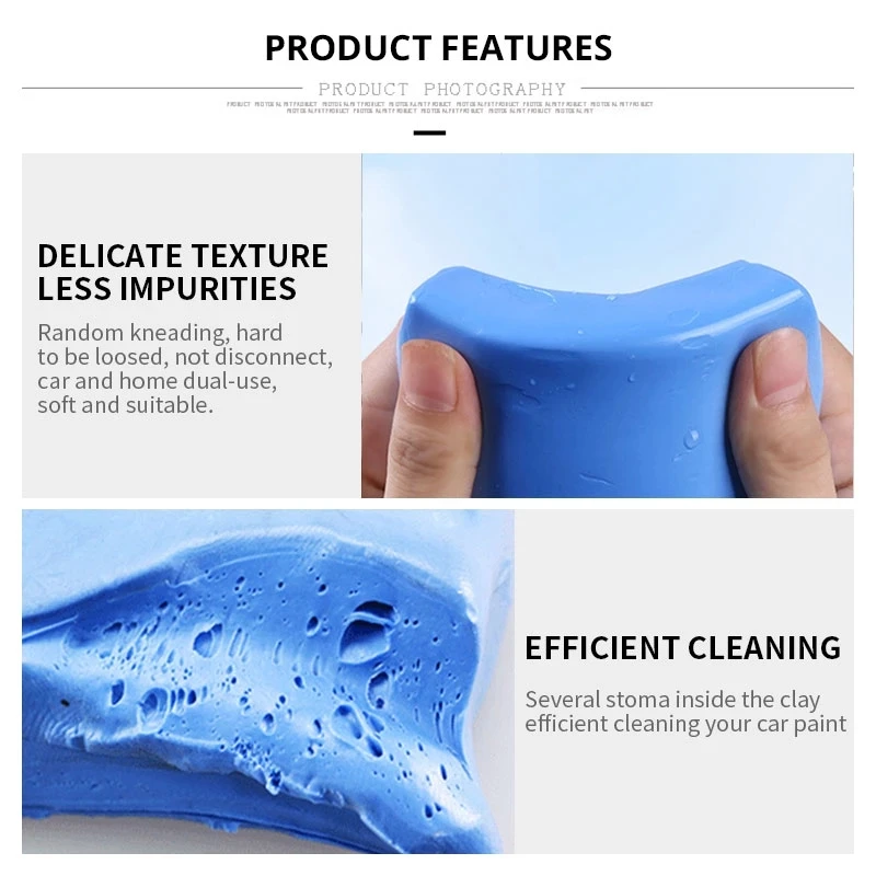 2PCS Car Wash Clay Cleaning Detailing Clay Auto Styling Detailing Sludge Mud Remove Car Clean Handheld Car Washer 
2PCS Car Wash Clay Cleaning Detailing Clay Auto Styling Detailing Sludge Mud Remove Car Clean Handheld Car Washer