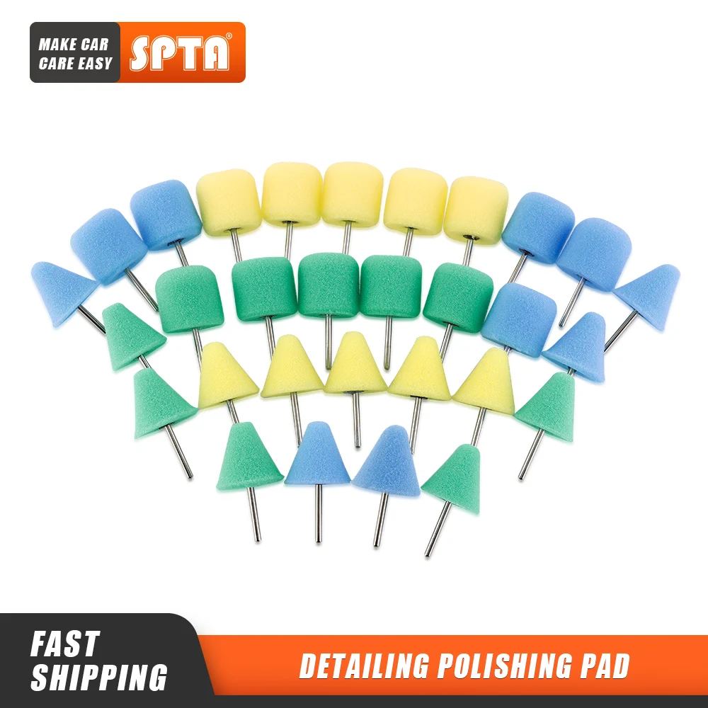 SPTA Auto Detailing Polishing Buffing Burrs Pads Car Detailing Drill Polish Pad For Electric Drill & Rotray Polisher
SPTA Auto Detailing Polishing Buffing Burrs Pads Car Detailing Drill Polish Pad For Electric Drill & Rotray Polisher