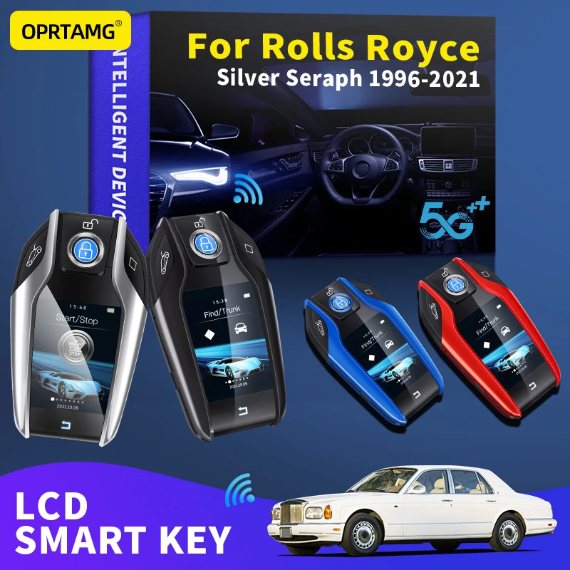 OPRTAMG Keyles Entry Remote Car Key Modified Smart LCD For Rolls Royce Silver Seraph 1996 1997 1998 2000 2008 2011 2015 2021
OPRTAMG Keyles Entry Remote Car Key Modified Smart LCD For Rolls Royce Silver Seraph 1996 1997 1998 2000 2008 2011 2015 2021