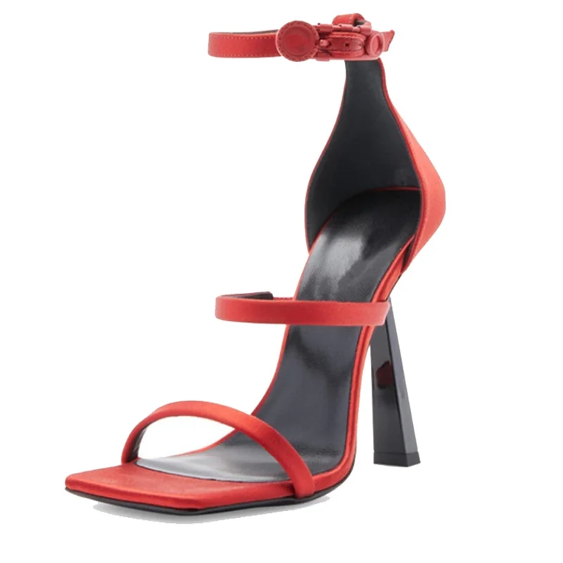 Sexy Simple Women Sandals Silks New Summer Thin High Heel Shoes Women Black Green Red Big Size 34-43 Open Toe woman Shoes
Sexy Simple Women Sandals Silks New Summer Thin High Heel Shoes Women Black Green Red Big Size 34-43 Open Toe woman Shoes