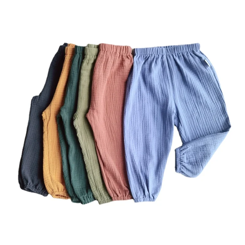 Baby Girls Boys Casual Mosquito Trousers Cotton Spring Loose Solid Anti Mosquito Pants for Children 1-7T
Baby Girls Boys Casual Mosquito Trousers Cotton Spring Loose Solid Anti Mosquito Pants for Children 1-7T