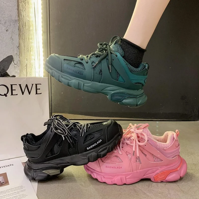 Spring Autumn Shoes Korean Style Women Lace Up Round Head Sneakers Outdoor Running Casual Sports Shoes Zapatillas Mujer Boots
Spring Autumn Shoes Korean Style Women Lace Up Round Head Sneakers Outdoor Running Casual Sports Shoes Zapatillas Mujer Boots