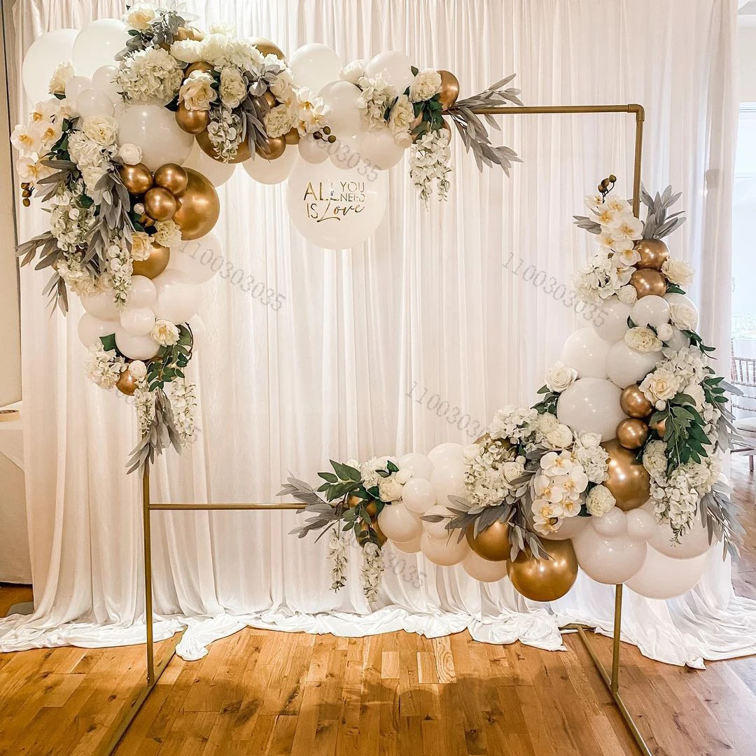 5/10inch Gold White Balloons Garland Set With Artificial Flowers 100Pcs/Pack Wedding Baby Shower Decors Air Globos Party Supplie
5/10inch Gold White Balloons Garland Set With Artificial Flowers 100Pcs/Pack Wedding Baby Shower Decors Air Globos Party Supplie