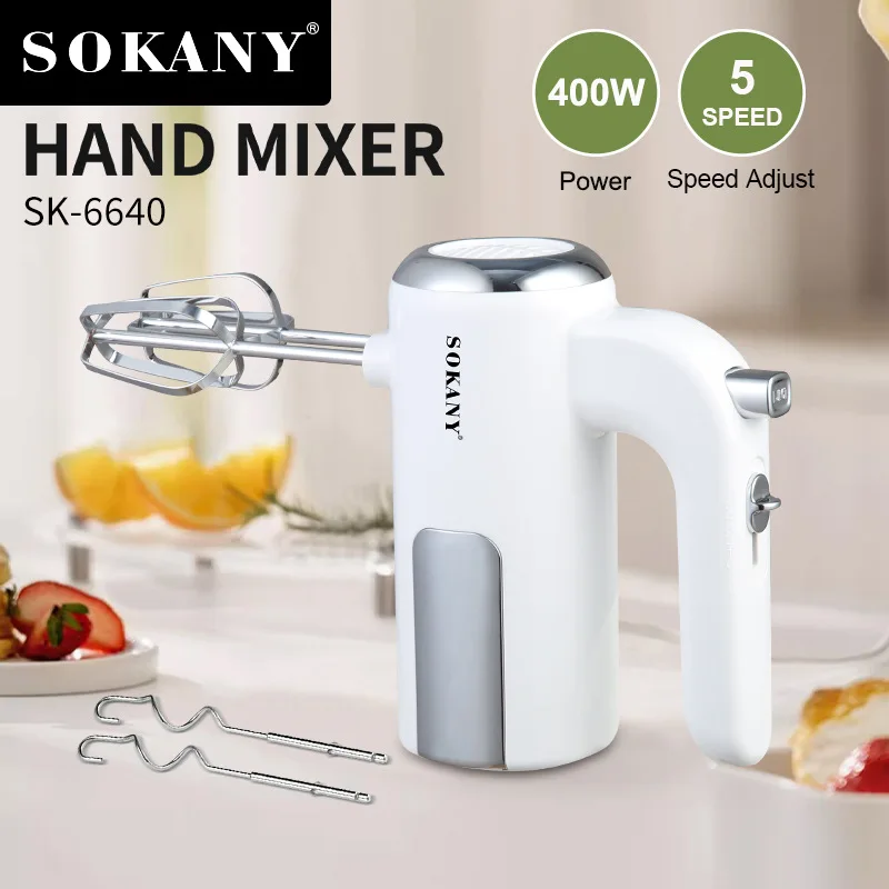 400W Electric Hand Mixer Whisk Egg Beater Cake Baking Household Handheld Mixeur Mini Cream Food Whisk Blenders Kitchen Mixer
400W Electric Hand Mixer Whisk Egg Beater Cake Baking Household Handheld Mixeur Mini Cream Food Whisk Blenders Kitchen Mixer