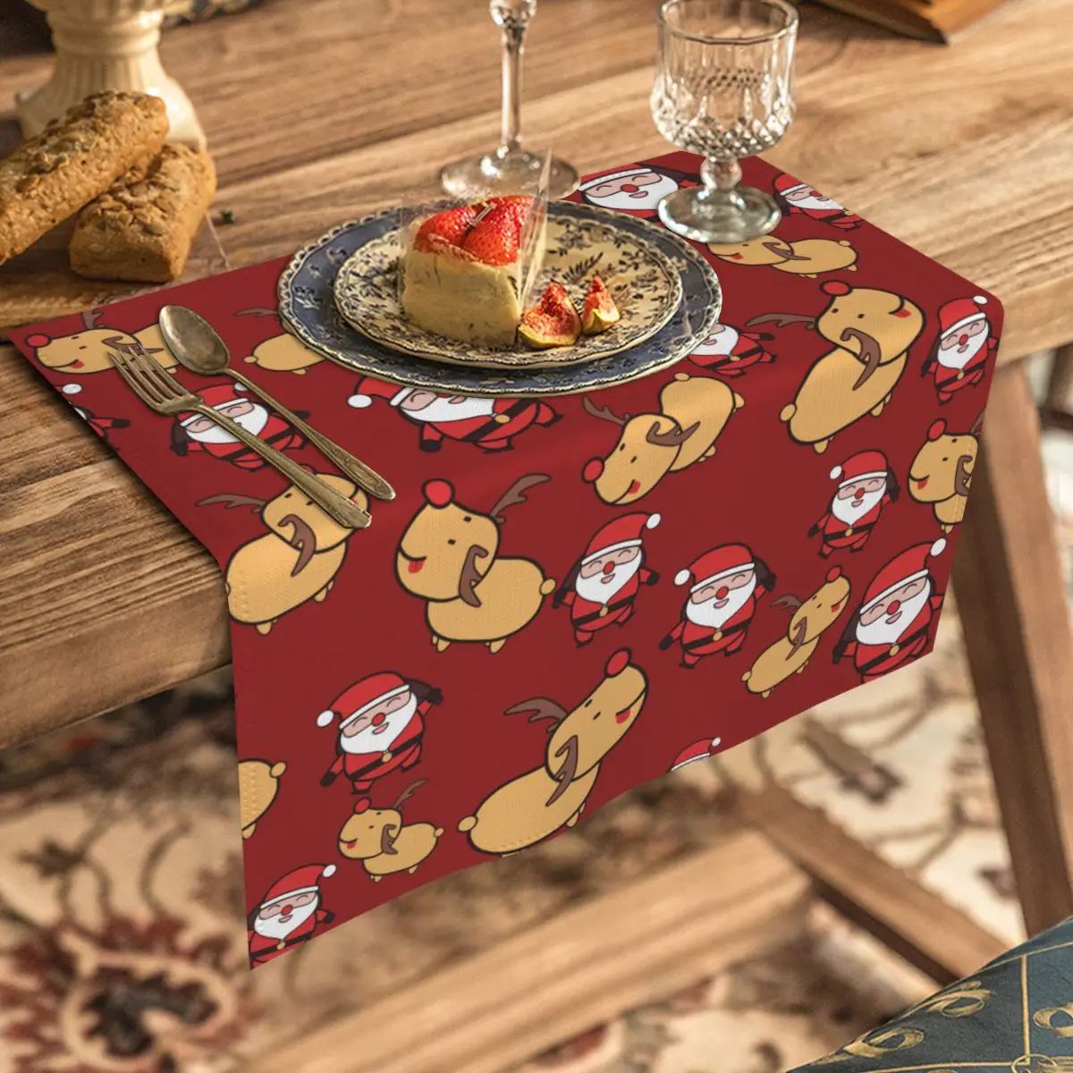 christmas Table Napkins 50x50cm Cloth Mat Tea Towels Fabric for Kitchen Wedding Dish Decor Paper Serving Matting Napkin Theedoek
christmas Table Napkins 50x50cm Cloth Mat Tea Towels Fabric for Kitchen Wedding Dish Decor Paper Serving Matting Napkin Theedoek