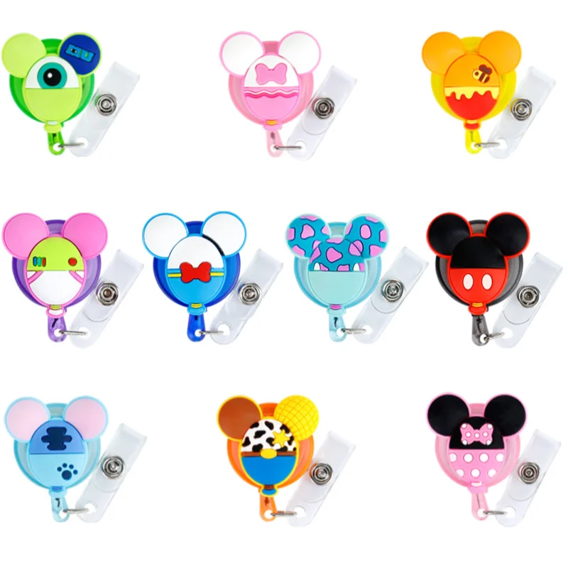 Disney Credential Holder Kawaii Mickey Mouse Exhibitions Retractable Badge Holder Stitch Keychain Pooh Bear Work Id Card Holder 
Disney Credential Holder Kawaii Mickey Mouse Exhibitions Retractable Badge Holder Stitch Keychain Pooh Bear Work Id Card Holder