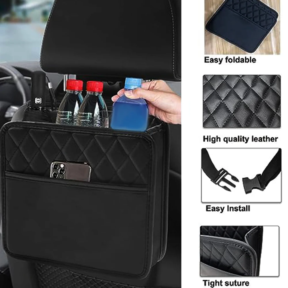 Car Leather Storage Bag Adjustable Seat Back Pocket Multi-use In-car Suspension Foldable Organizer Key Phone Holder Carry Bag
Car Leather Storage Bag Adjustable Seat Back Pocket Multi-use In-car Suspension Foldable Organizer Key Phone Holder Carry Bag