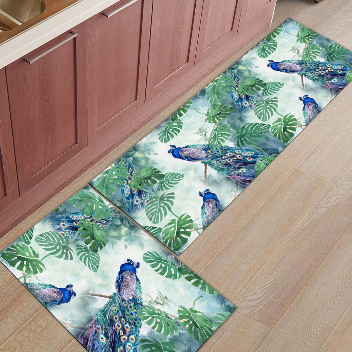 Peacock Watercolor Leaves Green Blue Living Room Balcony Bathroom Carpet Set Doormat Bath Mat Washable 2pcs Set Doormat Carpet
Peacock Watercolor Leaves Green Blue Living Room Balcony Bathroom Carpet Set Doormat Bath Mat Washable 2pcs Set Doormat Carpet