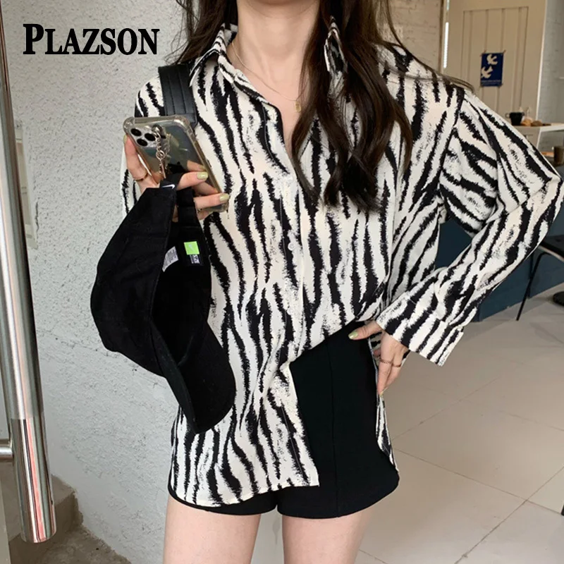 PLAZSON Office Lady Elegant Slim Shirt 2023 Blouse Women Casual Long Sleeve Striped Print Shirts Spring Autumn Top Femme
PLAZSON Office Lady Elegant Slim Shirt 2023 Blouse Women Casual Long Sleeve Striped Print Shirts Spring Autumn Top Femme