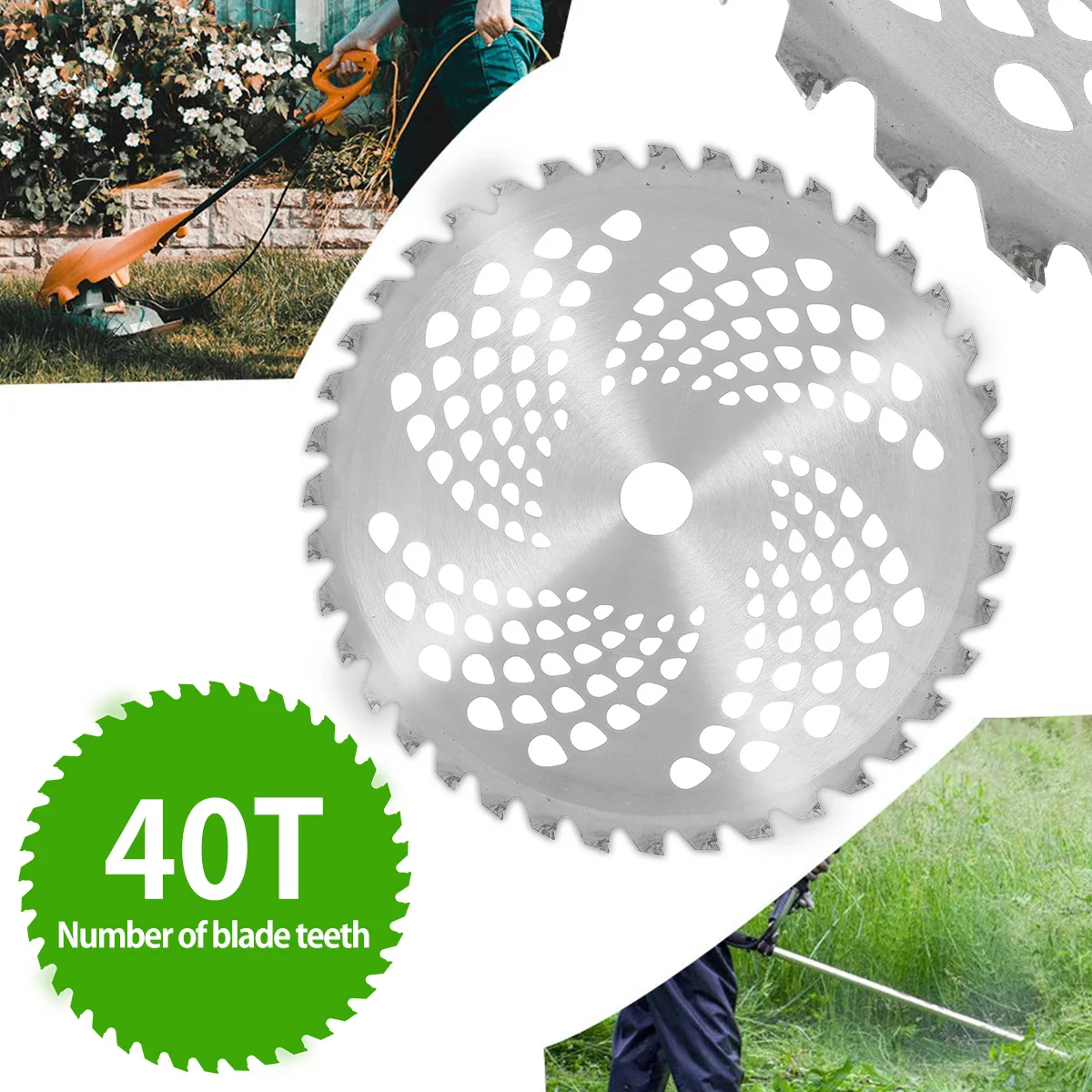 10 Inch 40T Carbide Trimmer Blade Brush Cutter Blade Sharp Wear Resistant Circular Brush Cutter Blade Weeder Accessories
10 Inch 40T Carbide Trimmer Blade Brush Cutter Blade Sharp Wear Resistant Circular Brush Cutter Blade Weeder Accessories