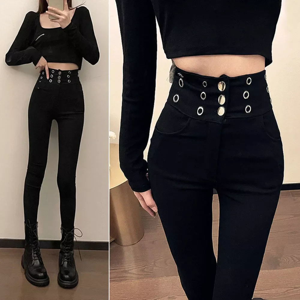 Women 2022 Spring Autumn Fashion Pencil Pants Female Solid Color Pocket Trousers Ladies Slim Jeggings Skinny Pant
Women 2022 Spring Autumn Fashion Pencil Pants Female Solid Color Pocket Trousers Ladies Slim Jeggings Skinny Pant