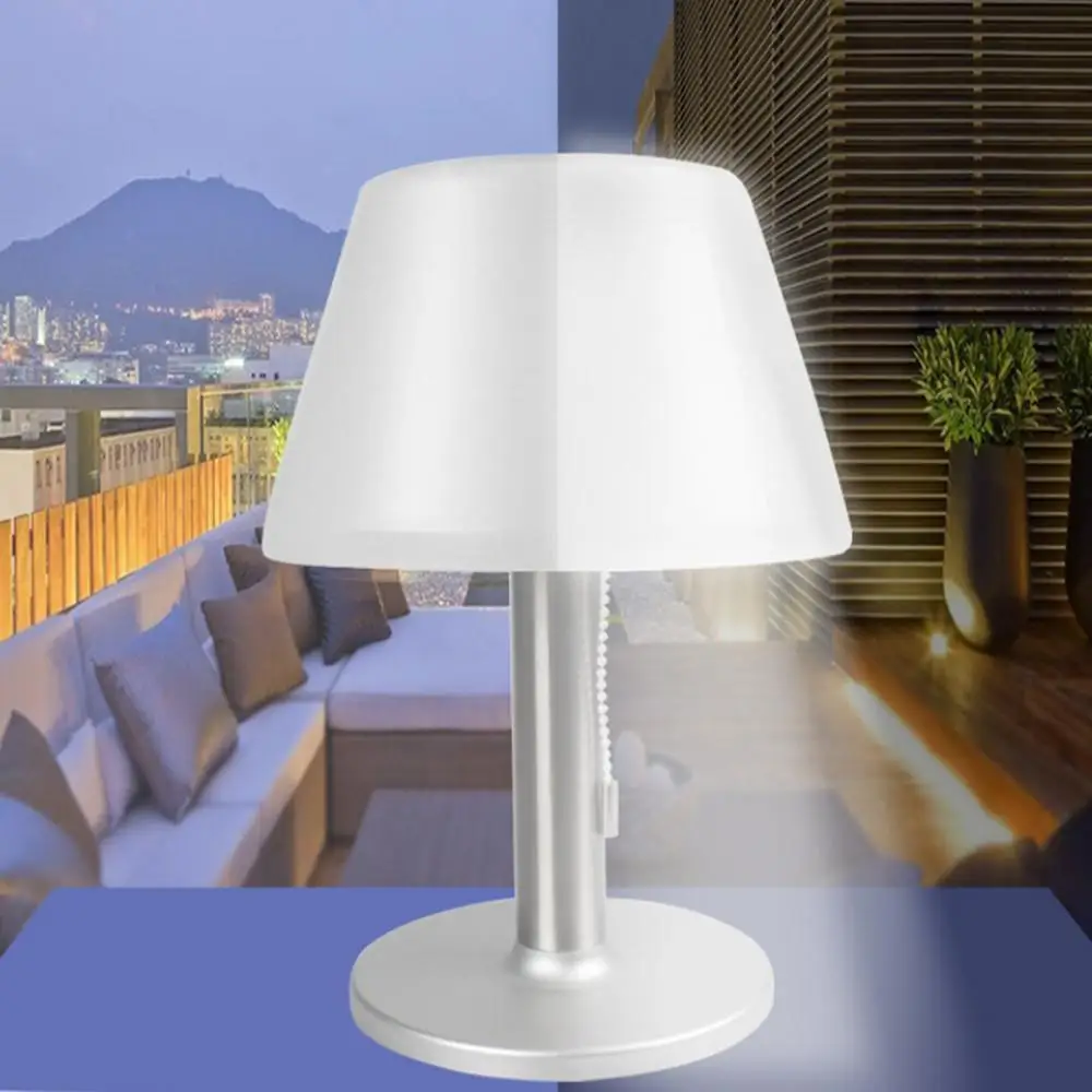 LED Waterproof Stainless Steel Solar Powered Table Lamp Basic Desk Lamp for Bedroom Outdoor Hot Sale
LED Waterproof Stainless Steel Solar Powered Table Lamp Basic Desk Lamp for Bedroom Outdoor Hot Sale