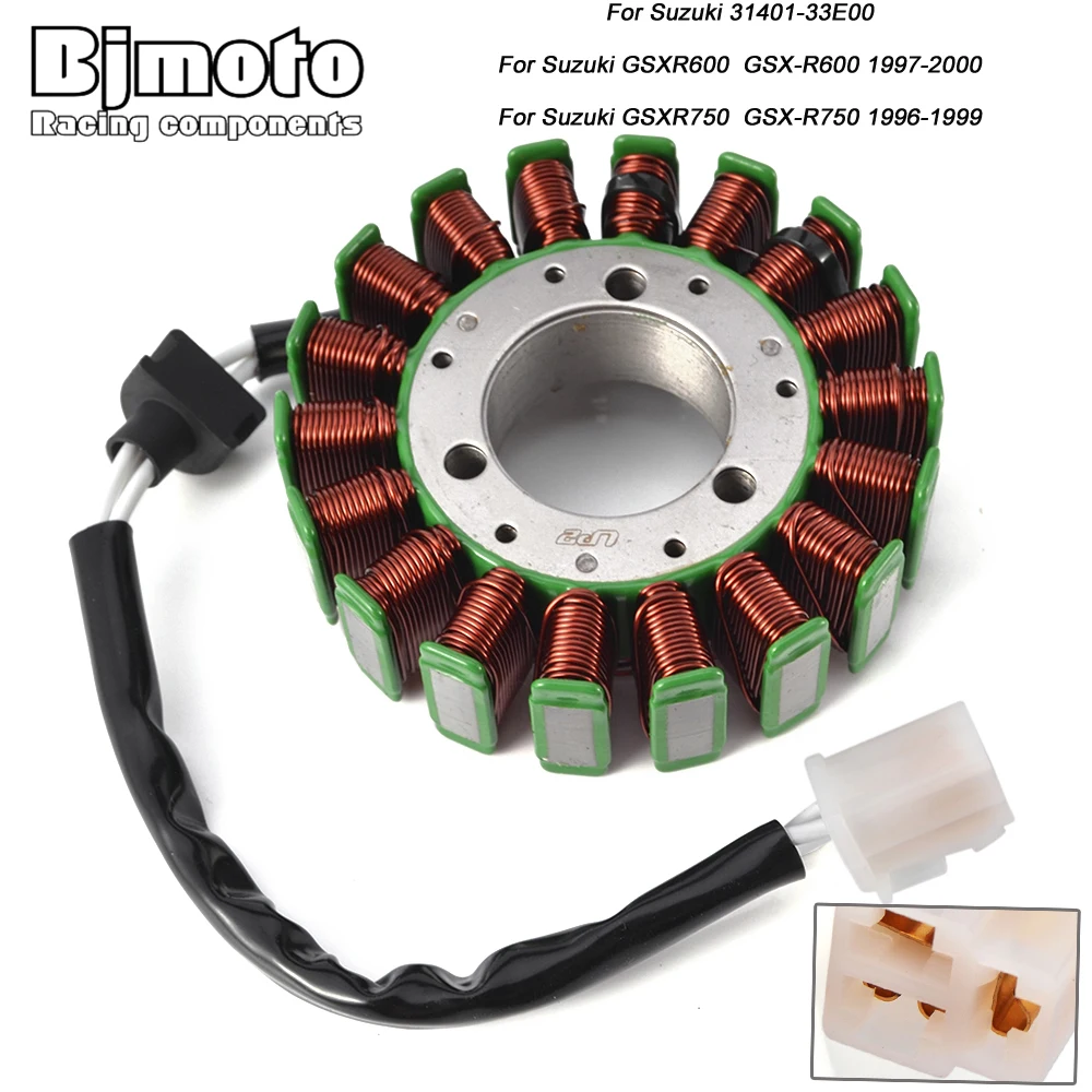 Генератор катушек статора мотоцикла для Suzuki 31401-33E00 GSXR600 GSX-R600 1997-2000 GSXR750 GSX-R750 1996-1999
Генератор катушек статора мотоцикла для Suzuki 31401-33E00 GSXR600 GSX-R600 1997-2000 GSXR750 GSX-R750 1996-1999