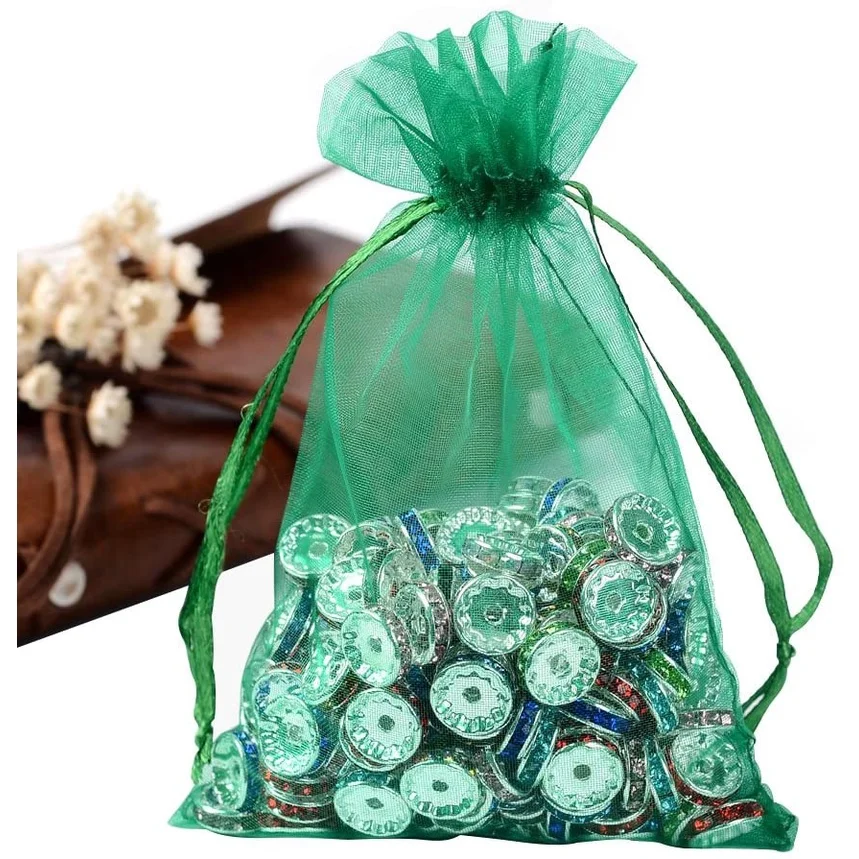 100PCS Green Organza Gift Bags with Drawstring Candy Bags Wedding Favors Bag Jewelry Pouches for Baby Shower Wedding Party
100PCS Green Organza Gift Bags with Drawstring Candy Bags Wedding Favors Bag Jewelry Pouches for Baby Shower Wedding Party