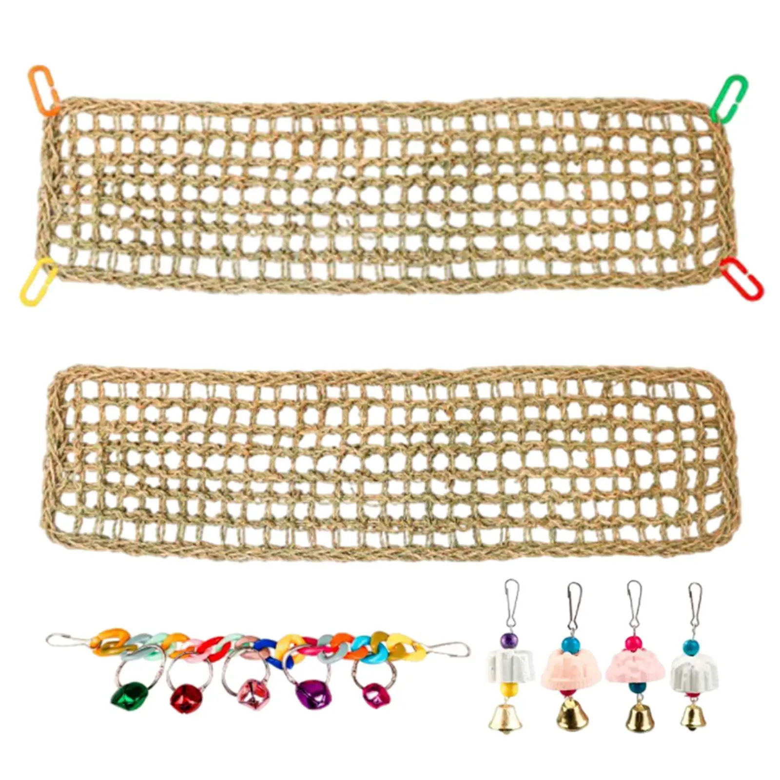 Parrots Stand Climbing Net Hanging Accessory Exercise Rope Ladder for Medium Birds Cockatoo Macaws Cockatiel Conure Conure
Parrots Stand Climbing Net Hanging Accessory Exercise Rope Ladder for Medium Birds Cockatoo Macaws Cockatiel Conure Conure