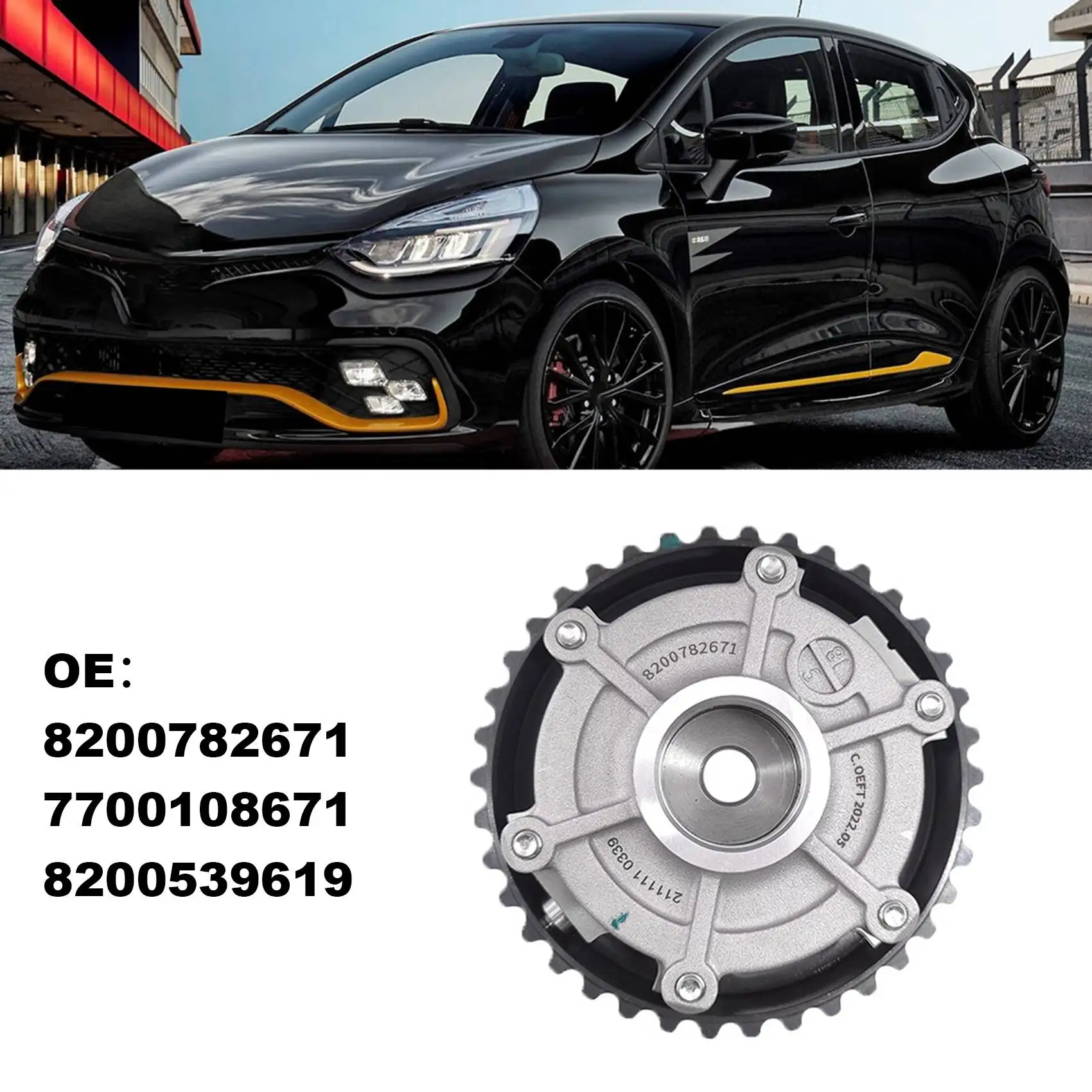 Camshaft Dephaser Pulley Gear for Renault Clio Megane Scenic Espac Laguna 1.8 2.0 16V 8200782671 8200539619
Camshaft Dephaser Pulley Gear for Renault Clio Megane Scenic Espac Laguna 1.8 2.0 16V 8200782671 8200539619