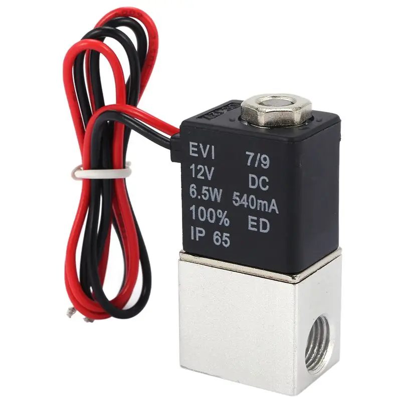 DC12V Solenoid Valve 1/4 Inch 2 Way Normally Closed Direct-Acting Pneumatic Valves For Water Air Gas
DC12V Solenoid Valve 1/4 Inch 2 Way Normally Closed Direct-Acting Pneumatic Valves For Water Air Gas