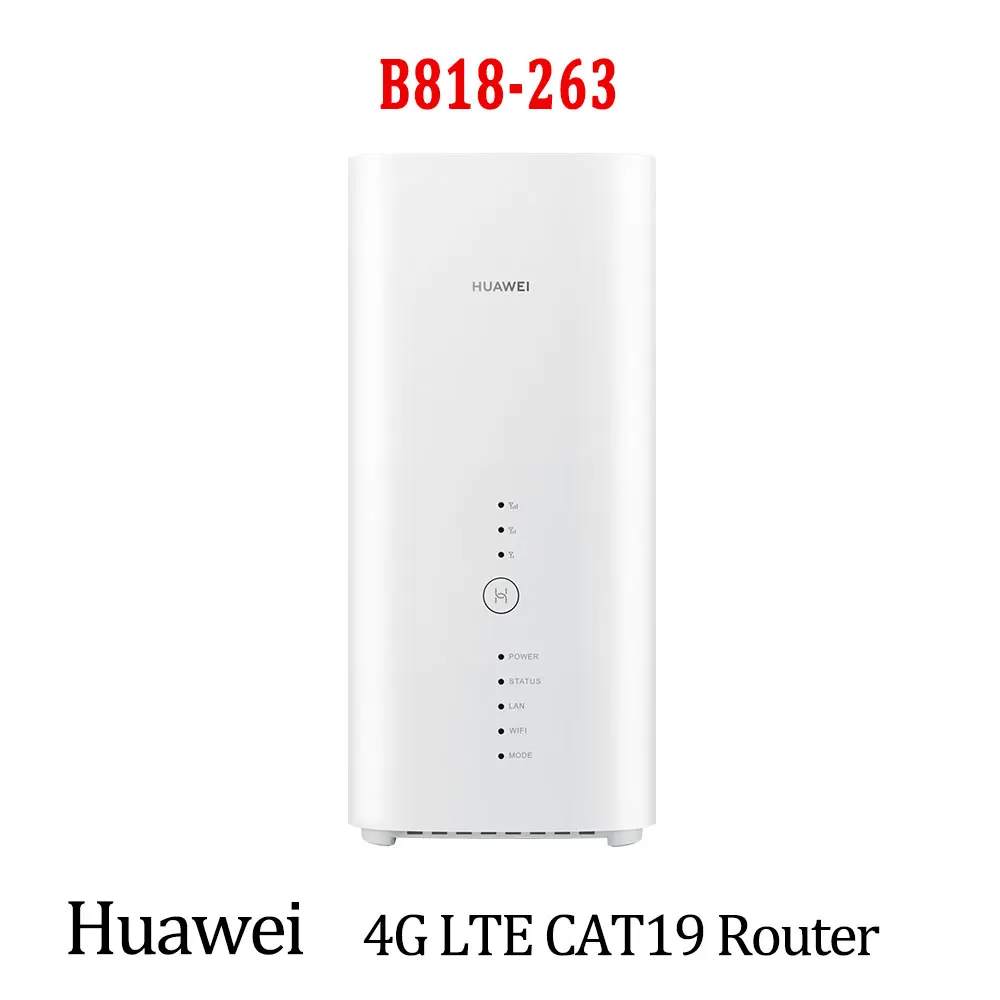 Оригинальный Новый разблокированный роутер Huawei B818 4G Prime CPE Cat19 B818-263 B1/3/5/7/8/20/26/28/32/38/40/41/42
Оригинальный Новый разблокированный роутер Huawei B818 4G Prime CPE Cat19 B818-263 B1/3/5/7/8/20/26/28/32/38/40/41/42