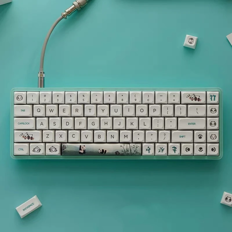 PBT Keycap 137 Key QX1 Profile DYE-SUB Panda Black white Keycaps For GMMK Pro Mechanical Keyboard Similar to XDA Keycaps
PBT Keycap 137 Key QX1 Profile DYE-SUB Panda Black white Keycaps For GMMK Pro Mechanical Keyboard Similar to XDA Keycaps