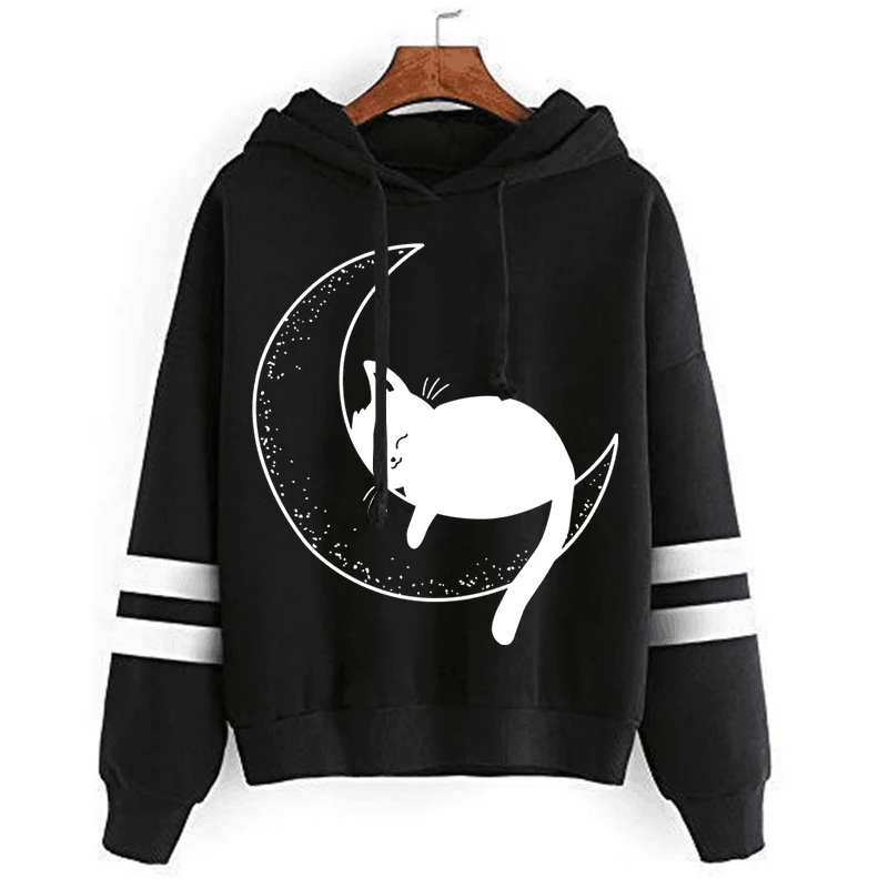 Cat Sleeping on The Moon 2022 Brand Women's Long Sleeve Clothing Female Cartoon Multicolor Sweatshirts Casual Fashion Hoodies
Cat Sleeping on The Moon 2022 Brand Women's Long Sleeve Clothing Female Cartoon Multicolor Sweatshirts Casual Fashion Hoodies