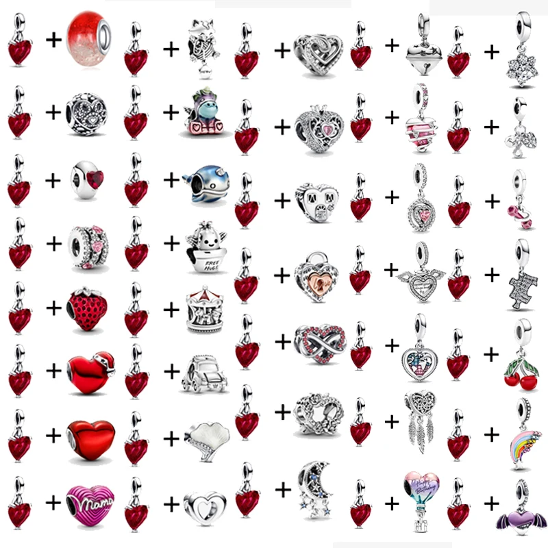 2Pcs/Lot Broken Heart Mini & Love Animals Charm Beads With Pendant Fit Brand Bracelets & Necklaces For Women Jewelry Making
2Pcs/Lot Broken Heart Mini & Love Animals Charm Beads With Pendant Fit Brand Bracelets & Necklaces For Women Jewelry Making
