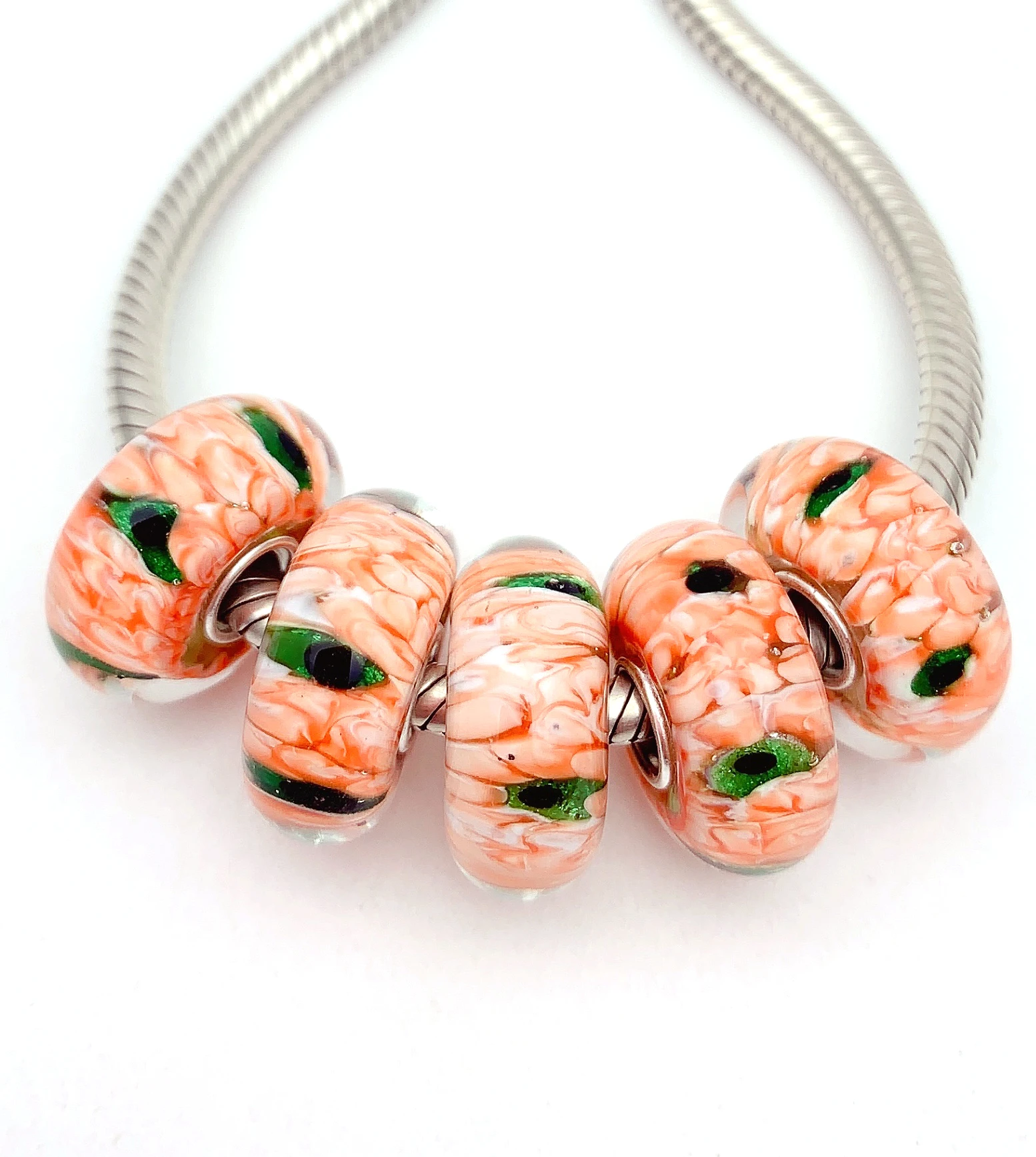 XHYG53 5X 100% Authenticity S925 Sterling Silver Beads Murano Glass beads Fit European Charms Bracelet diy jewelry Lampwork
XHYG53 5X 100% Authenticity S925 Sterling Silver Beads Murano Glass beads Fit European Charms Bracelet diy jewelry Lampwork