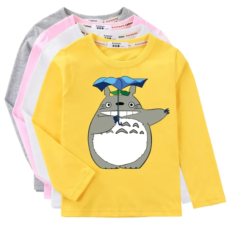 Aimi Lakana Kids Anime Costume Hayaeo Miyazaki Totoro T-shirt Boys Girls Long Sleeve Cotton Top Cartoon Tees
Aimi Lakana Kids Anime Costume Hayaeo Miyazaki Totoro T-shirt Boys Girls Long Sleeve Cotton Top Cartoon Tees